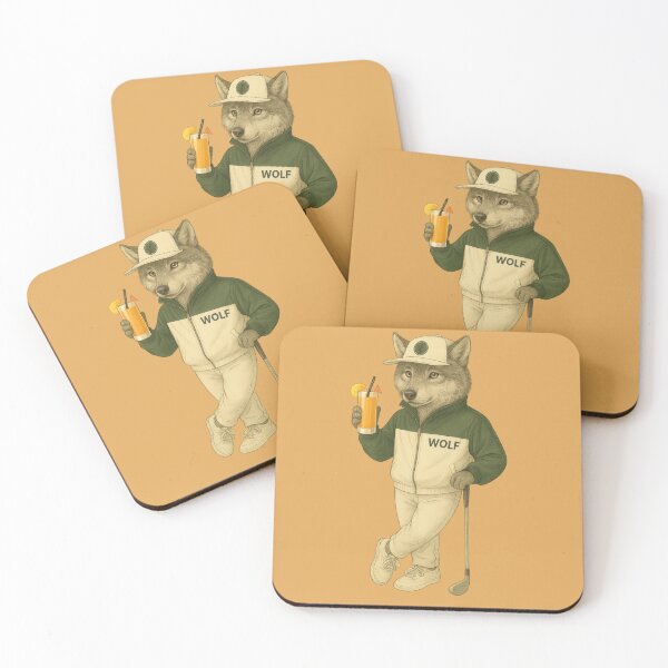 Item preview, Funny Golfing Animals - Wolf designed and sold by VISIONARTIST.