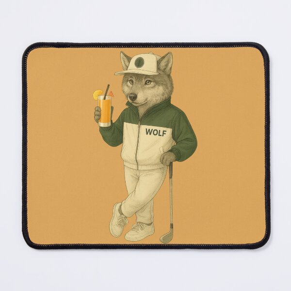 Item preview, Funny Golfing Animals - Wolf designed and sold by VISIONARTIST.
