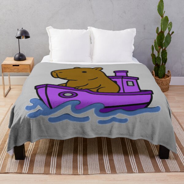 Item preview, Capybara Tug Boat - Dark Violet designed and sold by AngelMiette.