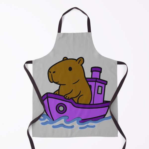 Item preview, Capybara Tug Boat - Dark Violet designed and sold by AngelMiette.
