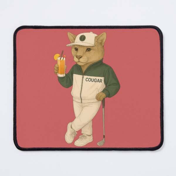 Item preview, Funny Golfing Animals - Cougar designed and sold by VISIONARTIST.