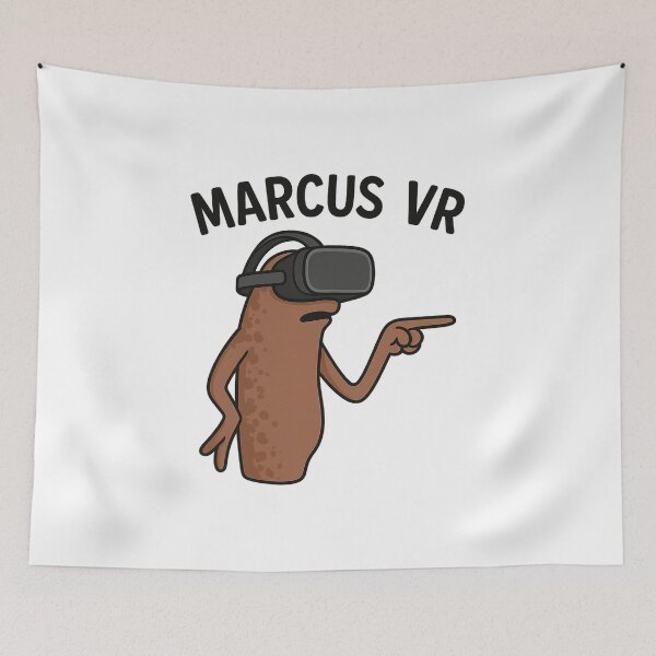 Item preview, Marcus VR Pointing Meme – Funny Virtual Reality Worm Character designed and sold by NAVOZKA.
