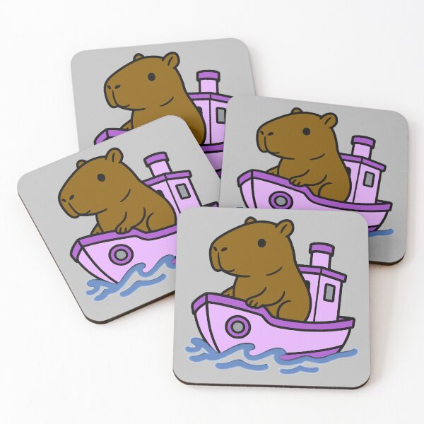 Item preview, Capybara Tug Boat - Violet designed and sold by AngelMiette.