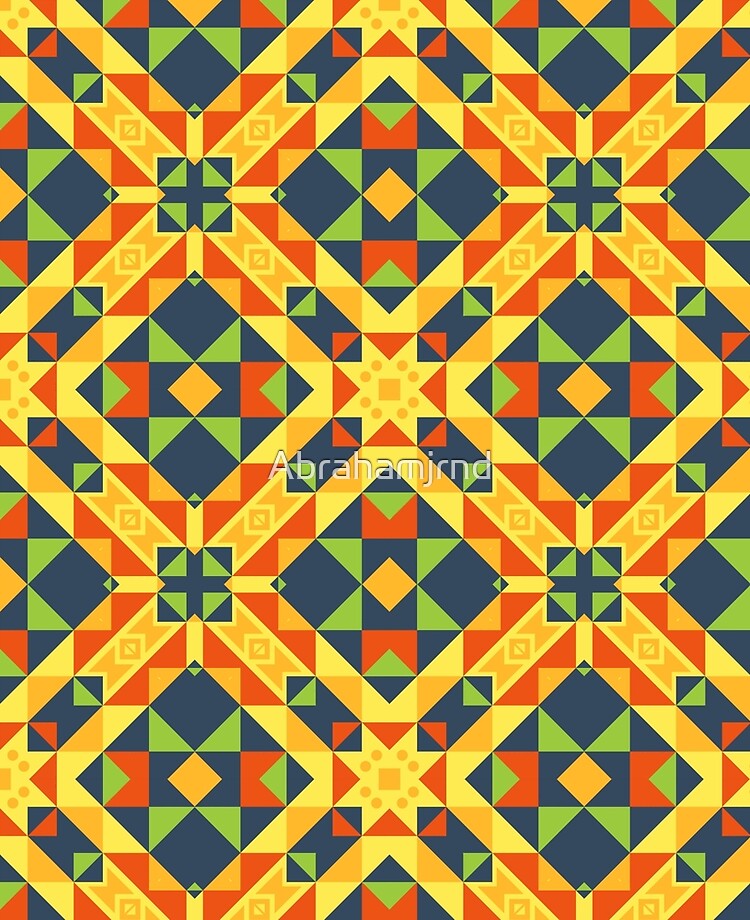 Funda y vinilo para iPad «fondos de pantalla abstractos diseño de  ilustración geometría de polígono cuadros patrón de repetición de colores  transparente» de Abrahamjrnd | Redbubble