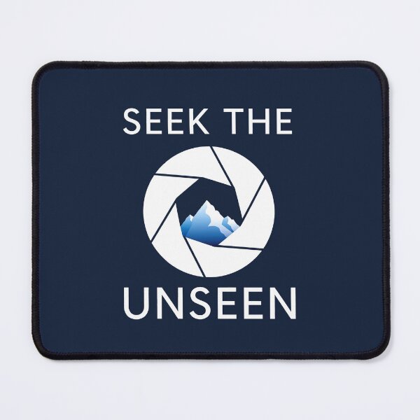 Item preview, Seek the Unseen – Adventure Photography Quote designed and sold by Fikuall.