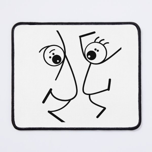 Item preview, “Face to Face – Minimalist Pareidoodle Line Art” designed and sold by Kimmy and Zamiah Art.