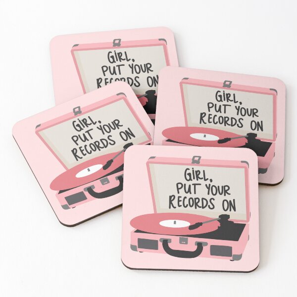 Item preview, Girl Put Your Records On designed and sold by Olivia Powell Designs.