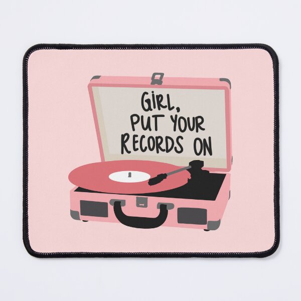 Item preview, Girl Put Your Records On designed and sold by Olivia Powell Designs.