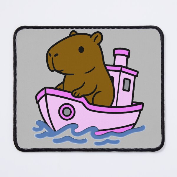 Item preview, Capybara Tug Boat - Pink designed and sold by AngelMiette.