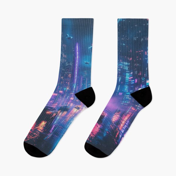 Item preview, Cyberpunk City At Night designed and sold by Rtymer.