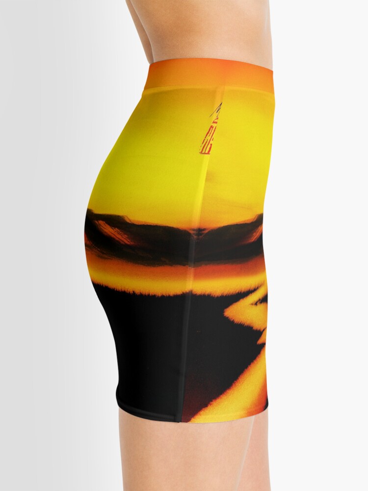 Alternate view of Deep Red Mini Skirt