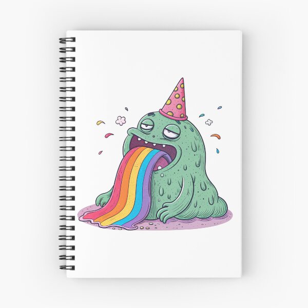 Item preview, Barfday Blob – Rainbow-Vomiting Party Monster Type2 designed and sold by misteranimal.