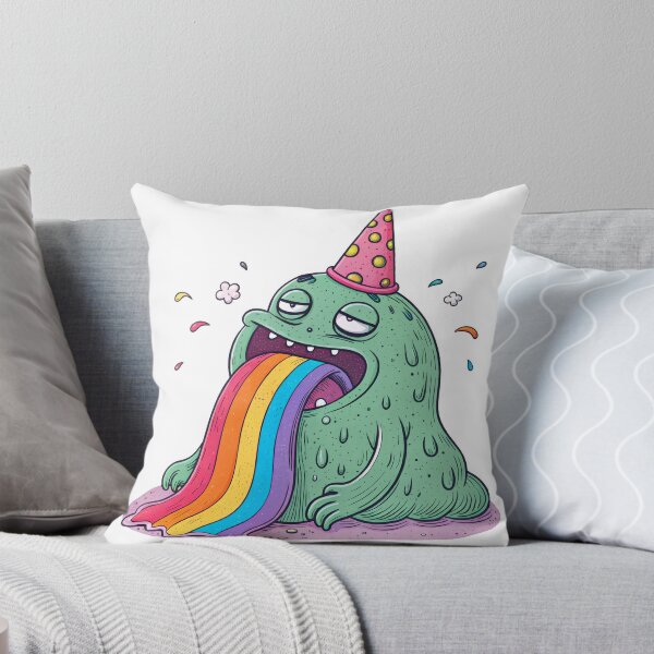 Item preview, Barfday Blob – Rainbow-Vomiting Party Monster Type2 designed and sold by misteranimal.