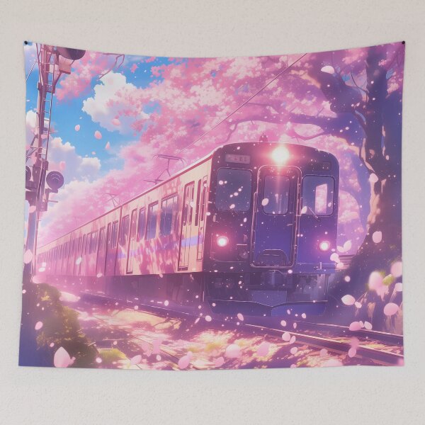 Item preview, Sakura and Local Train designed and sold by YUI Works.