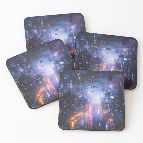 Item preview, Cyberpunk City At Night designed and sold by Rtymer.