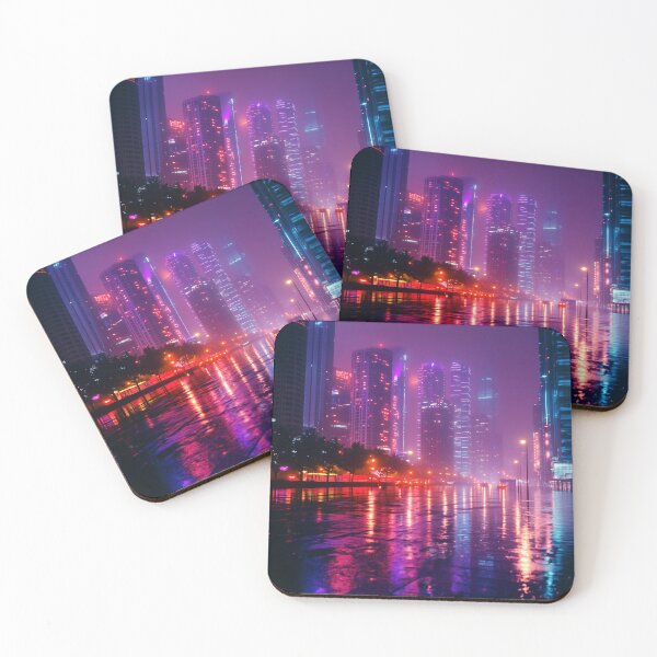 Item preview, Cyberpunk City At Night designed and sold by Rtymer.