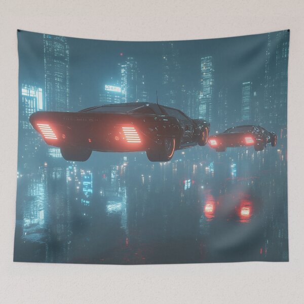 Item preview, Cyberpunk City At Night designed and sold by Rtymer.
