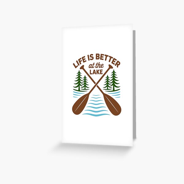 Item preview, Life Is Better At The Lake designed and sold by theartfulaspie.