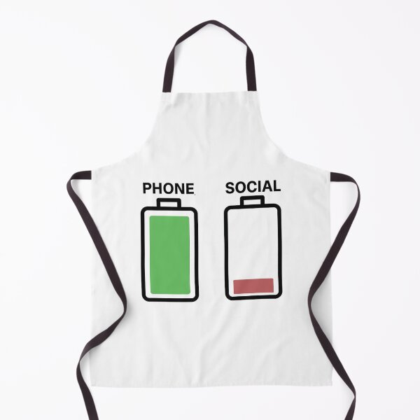 Item preview, Fully Charged Phone, Social Battery Empty – Introvert Mood designed and sold by ⭐Anistore⭐.