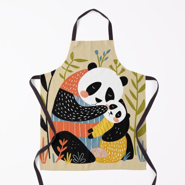 Item preview, Mama Panda and Her Baby Cute Botanical Mother's Day Illustration designed and sold by GolDreamShop.
