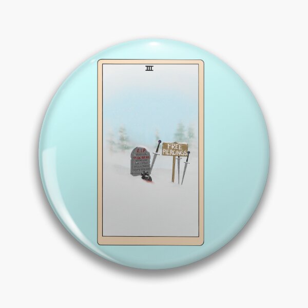 Item preview, Tarot Card - 3 of Swords designed and sold by Eclectic Soul Art Co..