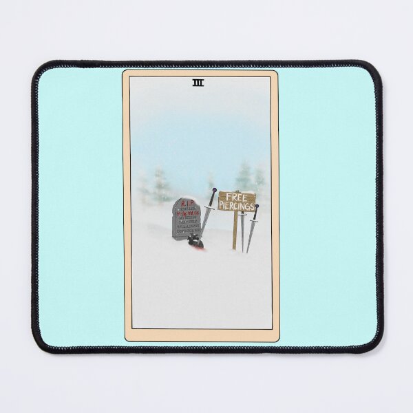 Item preview, Tarot Card - 3 of Swords designed and sold by Eclectic Soul Art Co..