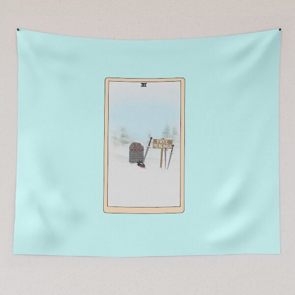 Item preview, Tarot Card - 3 of Swords designed and sold by Eclectic Soul Art Co..