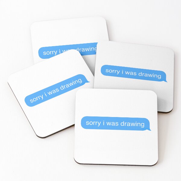Item preview, "sorry i was drawing" designed and sold by tea-rex23.