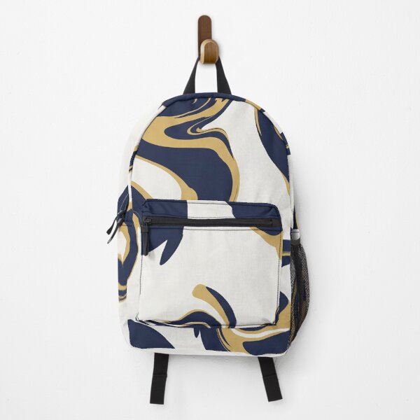 Item preview, Gold and Navy Shapes on White Background designed and sold by Owcomm.
