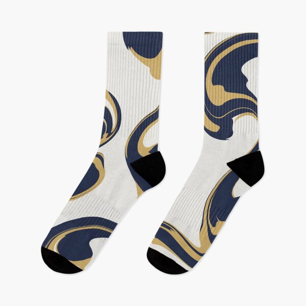 Item preview,  Gold and Navy Shapes on White Background designed and sold by Owcomm.
