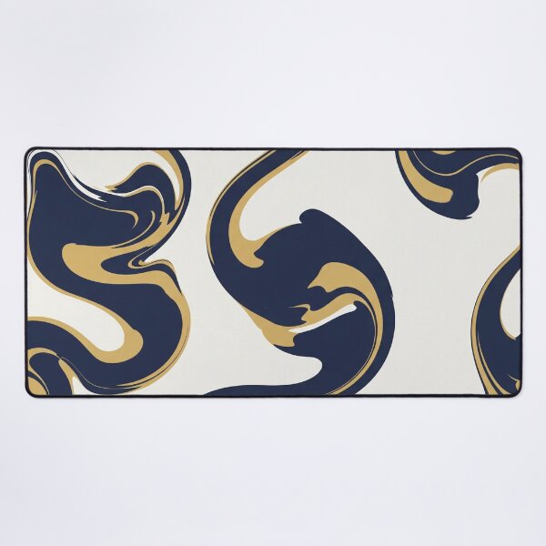 Item preview, Gold and Navy Shapes on White Background designed and sold by Owcomm.