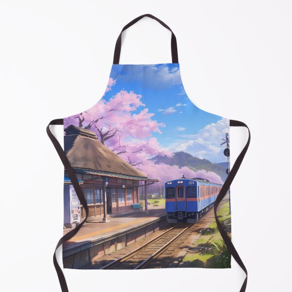 Item preview, Local Train at Thatched-roof Station with Sakura designed and sold by YUI Works.