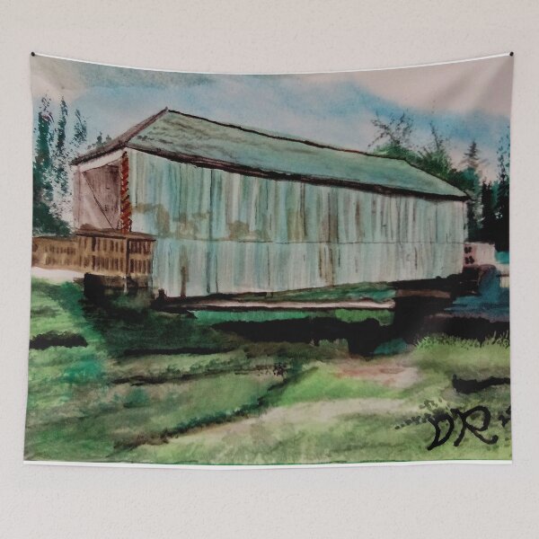 Item preview, Covered Bridge - Turtle Creek designed and sold by Dureall Ramsdell.