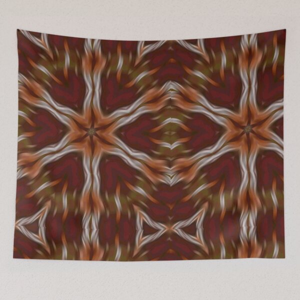 Item preview, Star fire wavy glow red brown designed and sold by roshana3.