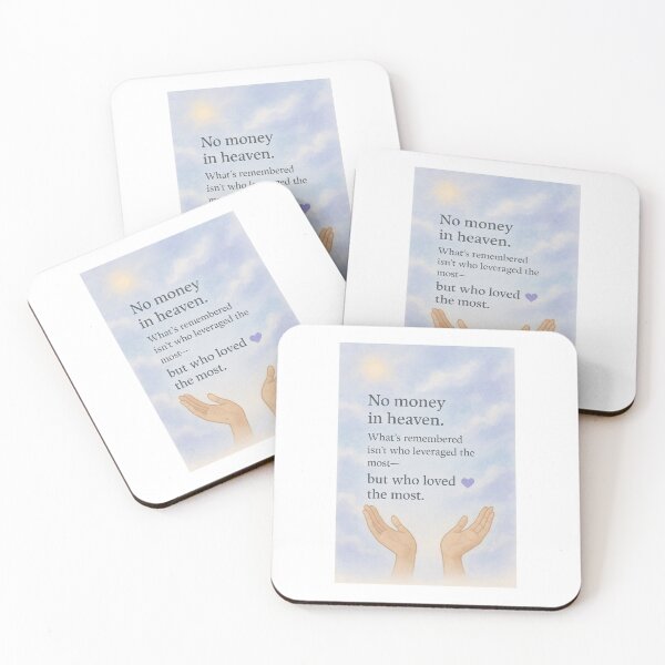 Item preview, In heaven, true wealth is love designed and sold by Serendipity Woksape.