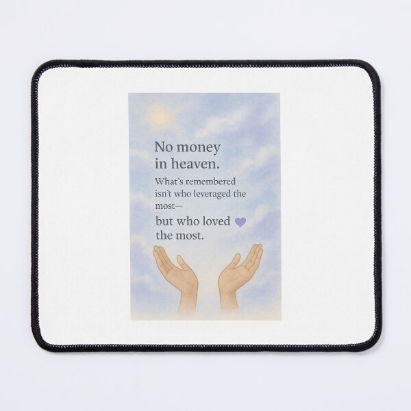 Item preview, In heaven, true wealth is love designed and sold by Serendipity Woksape.