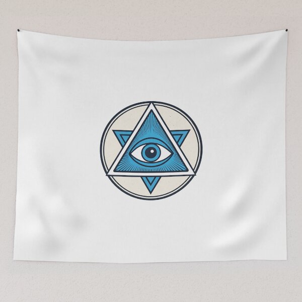 Item preview, Evil eye blue designed and sold by Lucky 777.