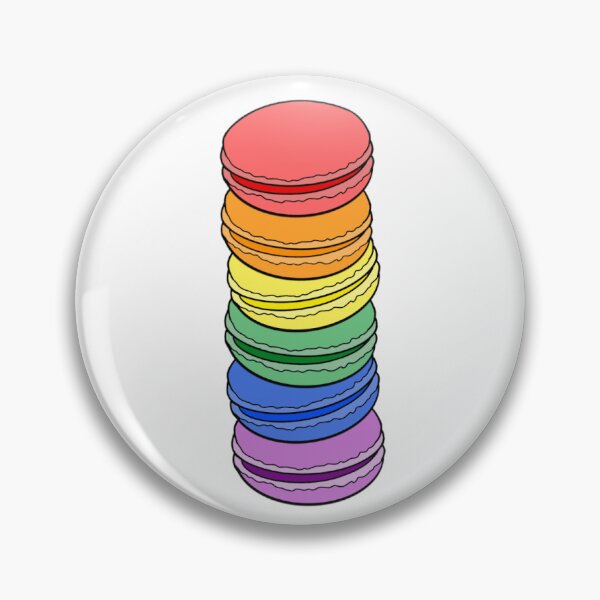 Item preview, Rainbow Macaron Stack designed and sold by Lavender Lantern .