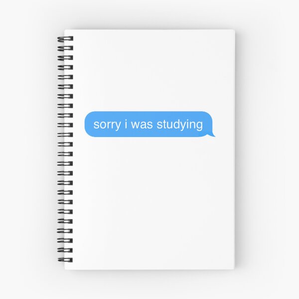 Item preview, "sorry i was studying" designed and sold by tea-rex23.