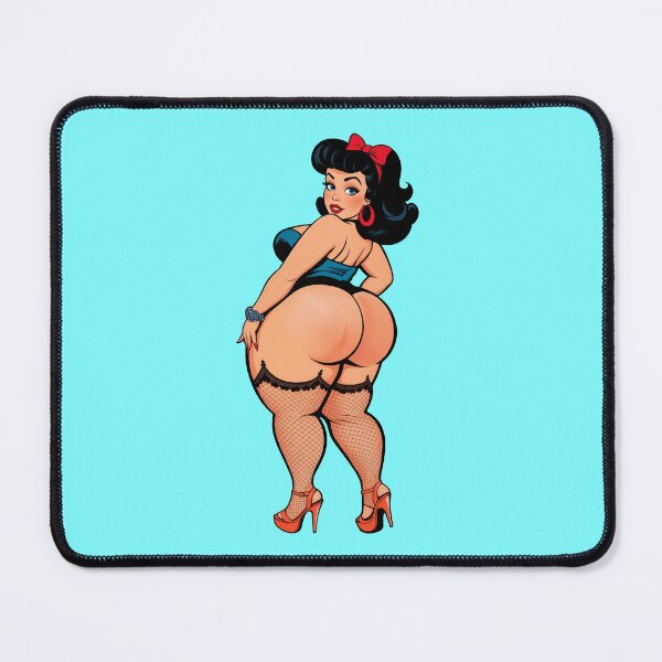 Item preview, Sensual BBW pinup art in retro style designed and sold by HolaJosephina.