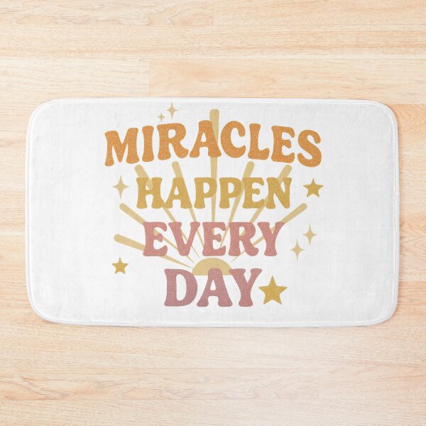 Item preview, Miracles Happen Every Day Retro Art designed and sold by dessertcruzing.