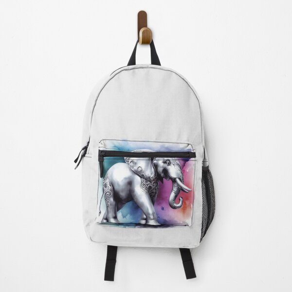 Item preview, Vibrant Silver Elephant Watercolor designed and sold by Lahila Designs.