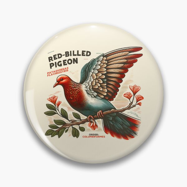 Item preview, Red-billed Pigeon designed and sold by theAVIARY7.