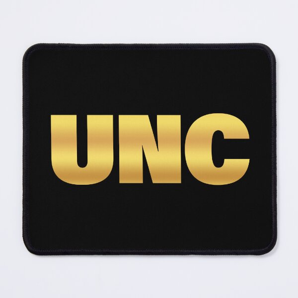 Item preview, UNC in Gold Bold designed and sold by Memes N Lore .