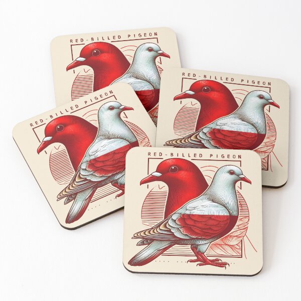 Item preview, Red-billed Pigeon 3 designed and sold by theAVIARY7.
