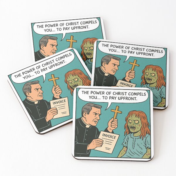 Item preview, The Exorcist’s Invoice designed and sold by BloomOfDesign.