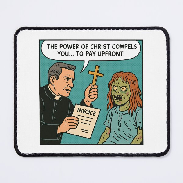 Item preview, The Exorcist’s Invoice designed and sold by BloomOfDesign.