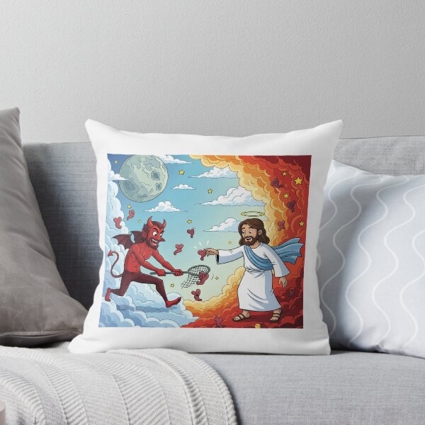 Item preview, The devil and Jesus stealing souls designed and sold by NoContextSwag.