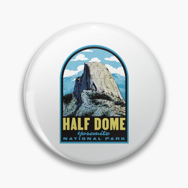 Item preview, Half Dome Yosemite National Park Retro designed and sold by HalpinDesign.