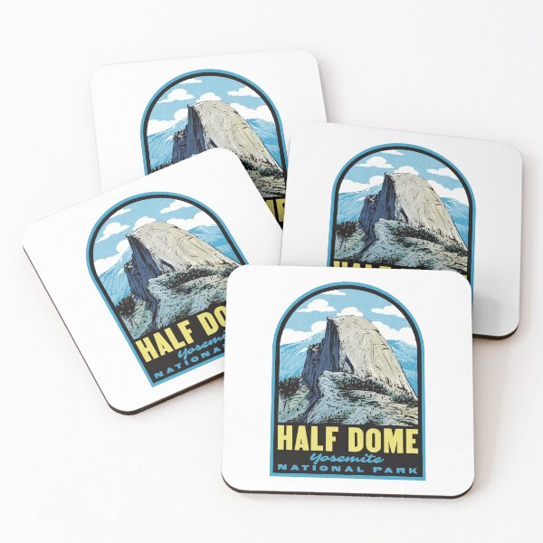 Item preview, Half Dome Yosemite National Park Retro designed and sold by HalpinDesign.